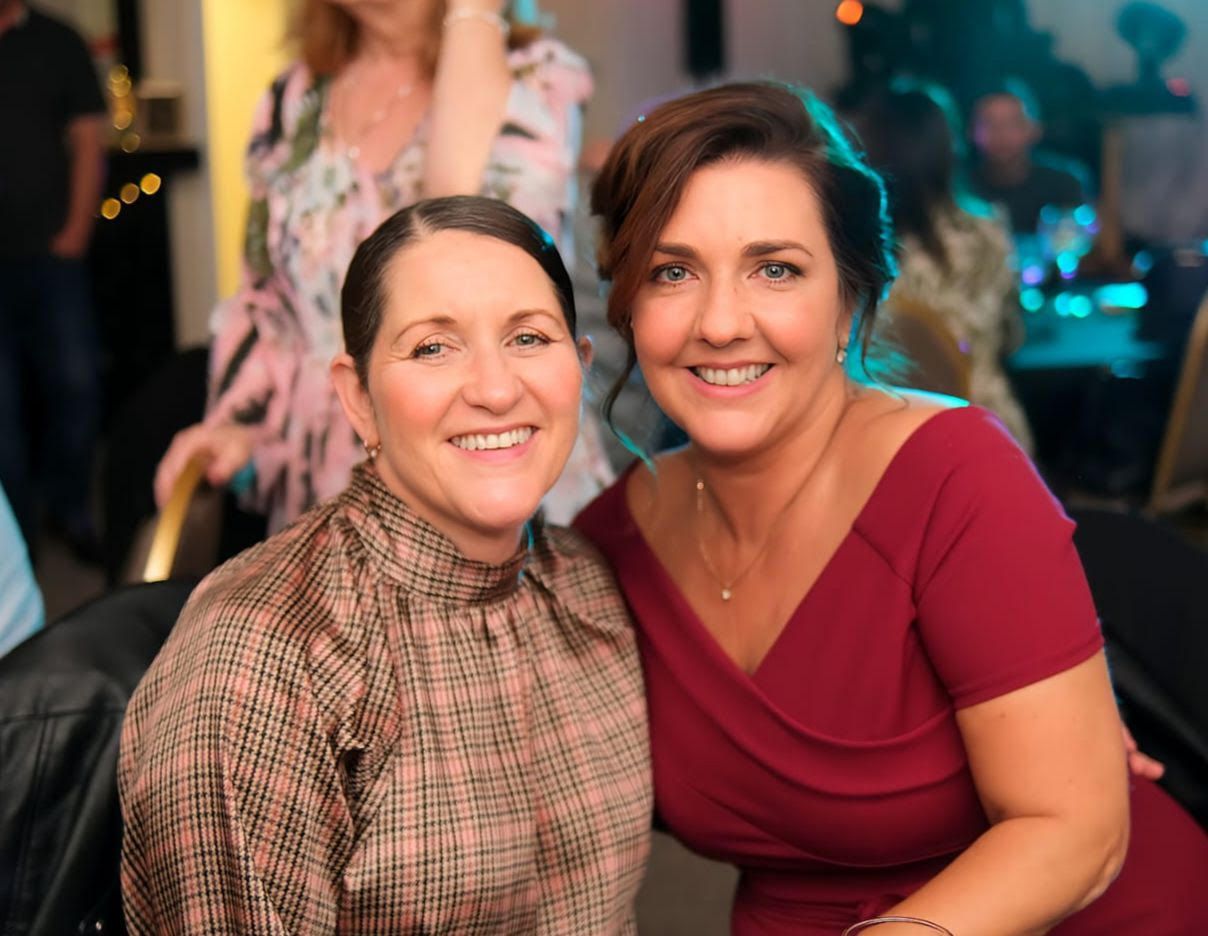 Toni Ann Martin with Helen